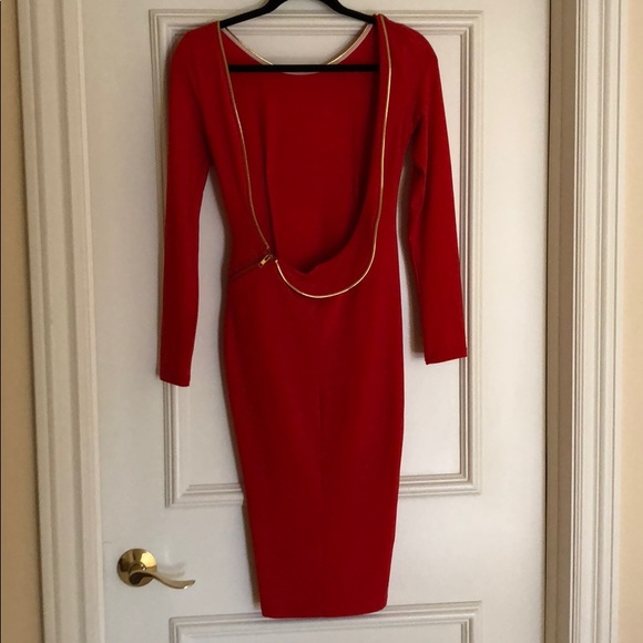 Sexy Red Dress - Picture 3 of 6